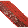 Sanskriti Vintage Sari Border Hand Beaded 1 Yd Indian Trim Sewing Mirror Lace