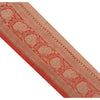 Sanskriti Vintage 1 YD Trim Sari Border Zari Woven Brocade Craft Sewing Red Lace