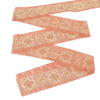 Sanskriti Vintage 1 YD Sari Border Hand Beaded Zari Craft Trim Sewing Peach Lace