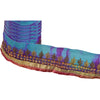 Sanskriti Vintage 1 Yd Tie & Dye Sari Border Hand Beaded Trim Craft Blue Lace
