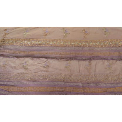 Sanskriti Vintage 1 Yd Sari Border Antique Hand Embroidered Sewing Craft Lace