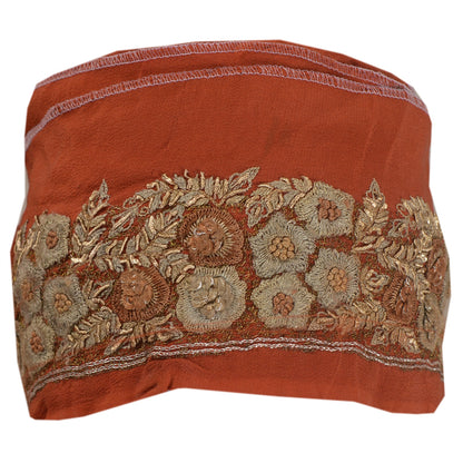 Sanskriti Vintage 1 Yd Sari Border Antique Hand Embroidered Sewing Craft Lace