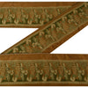 Sanskriti Vintage 1 Yd Sari Border Woven Baluchari Trim Sewing Brown Craft Lace
