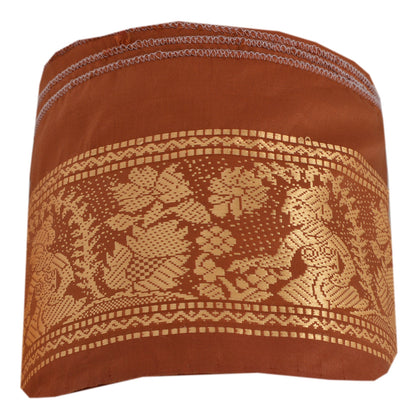 Sanskriti Vintage 1 Yd Sari Border Woven Baluchari Craft Trim Sewing 2.5W Lace