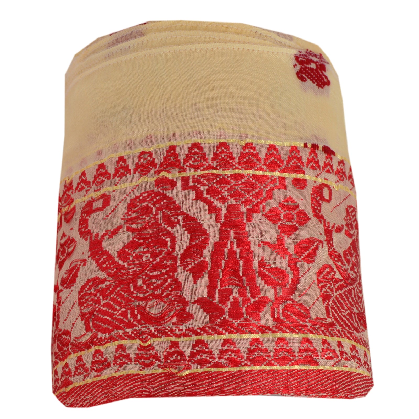 Sanskriti Vintage 1 Yd Sari Craft Border Woven Baluchari Trim Sewing 4W Lace