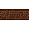 Sanskriti Vintage 1 YD Sari Border Woven Indian Trim Sewing Brown Craft Lace