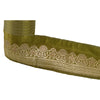 Sanskriti Vintage 1 YD Trim Sari Border Antique Woven Brocade Craft Green Lace