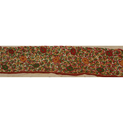 Sanskriti Vintage 1 Yd Indian Sari Border Hand Embroidered Sewing Craft Lace