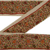Sanskriti Vintage 1 Yd Indian Sari Border Hand Embroidered Sewing Craft Lace