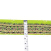 Sanskriti Vintage 1YD Sari Border Hand Beaded Zari Trim Sewing Green Kundan Lace