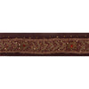 Sanskriti Vintage 1 Yd Sari Border Antique Hand Beaded Craft Ribbon Wine Lace