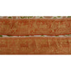 Sanskriti Vintage 1 YD Sari Border Woven Baluchari Trim Sewing Craft Orange Lace