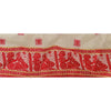 Sanskriti Vintage 1 YD Sari Border Woven Baluchari Trim Sewing Cream 4W Lace