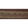 Sanskriti Vintage 1 YD Trim Sari Border 2.5W Brocade Craft Sewing Brown Lace
