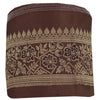Sanskriti Vintage 1 YD Trim Sari Border 2.5W Brocade Craft Sewing Brown Lace