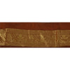 Sanskriti Vintage 1 Yd Trim Sari Border Woven Brocade Craft Sewing 3"W Lace