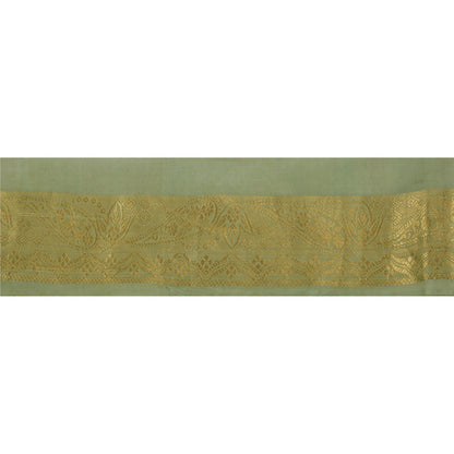 Sanskriti Vintage 1 Yd Trim Sari Border Antique Woven Brocade Craft Sewing Lace