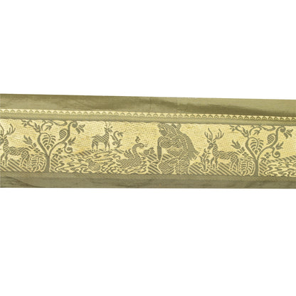 Sanskriti Vintage 1 Yd Saree/Sari Border Baluchari Trim Sewing Green Craft Lace