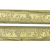 Sanskriti Vintage 1 Yd Saree/Sari Border Baluchari Trim Sewing Green Craft Lace