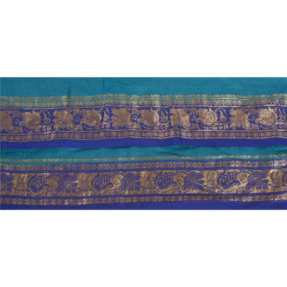 Sanskriti Vintage 1 Yd Trim Sari Border Antique Woven Brocade Craft Sewing Lace