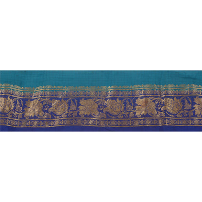 Sanskriti Vintage 1 Yd Trim Sari Border Antique Woven Brocade Craft Sewing Lace