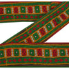 Sanskriti Vintage Sari Border Indian Craft Trim Hand Beaded Sewing 1 YARD Lace