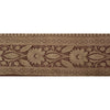 Sanskriti Vintage 1 Yd Trim Sari Border Woven Brocade Craft Sewing Brown Lace