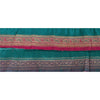 Sanskriti Vintage 1 Yd Trim Pink/Green Sari Border Brocade Craft Ribbon Lace