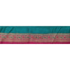 Sanskriti Vintage 1 Yd Trim Pink/Green Sari Border Brocade Craft Ribbon Lace