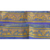 Sanskriti Vintage 1 Yd Trim Sari Border Woven Brocade Craft Sewing Blue Lace