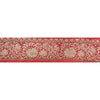 Sanskriti Vintage 1 Yd Sari Indian Border Woven Trim Sewing Craft Red Lace