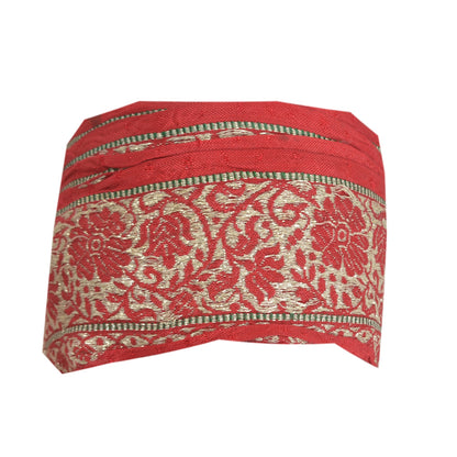 Sanskriti Vintage 1 Yd Sari Indian Border Woven Trim Sewing Craft Red Lace