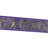 Sanskriti Vintage 1 YD Sari Border Elephant Hand Woven Purple Trim Sewing Lace