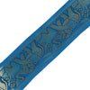 Sanskriti Vintage 1 YD Sari Border Elephant Hand Woven Trim Sewing Blue Lace