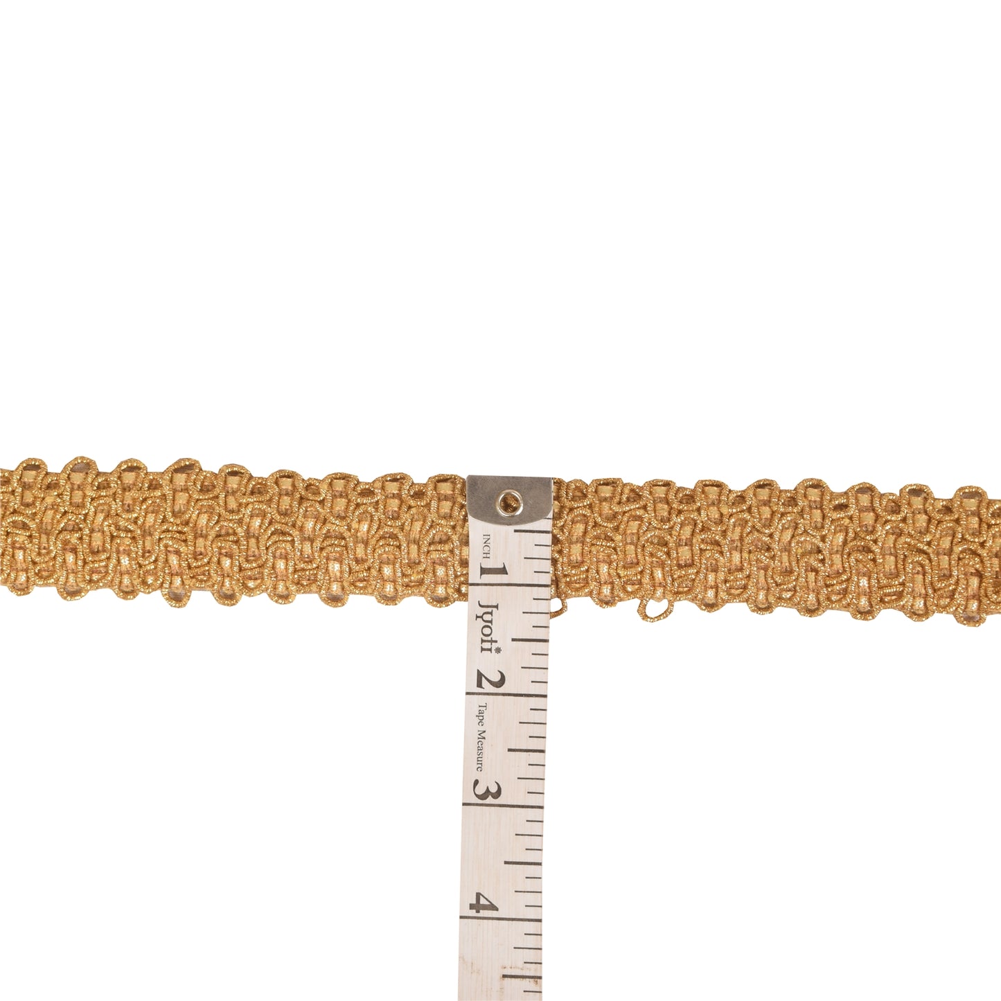 Sanskriti Vintage 1 YD Sari Border Dabka Indian Trim Sewing Craft Golden Lace