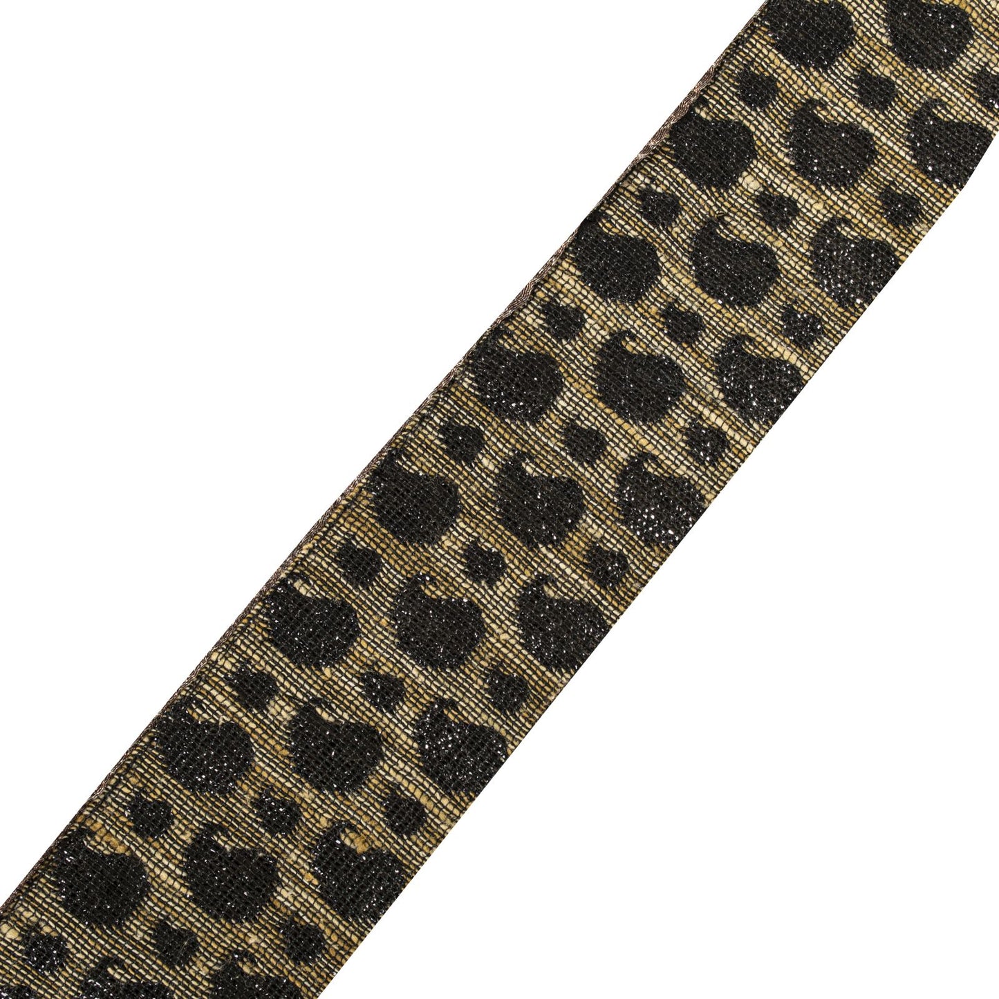 Sanskriti Vintage Brown-Black Net 1 YD Sari Border Craft Trim Hand Woven Lace