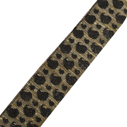 Sanskriti Vintage Brown-Black Net 1 YD Sari Border Craft Trim Hand Woven Lace