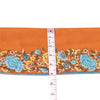 Sanskriti Vintage Sari Border Embroidered 1 YD Trim Sewing Craft Orange 5W Lace
