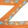Sanskriti Vintage Sari Border Embroidered 1 YD Trim Sewing Craft Orange 5W Lace
