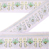 Sanskriti Vintage Sari Border Embroidered Peacock Patch Work 1YD Trim Lilac Lace