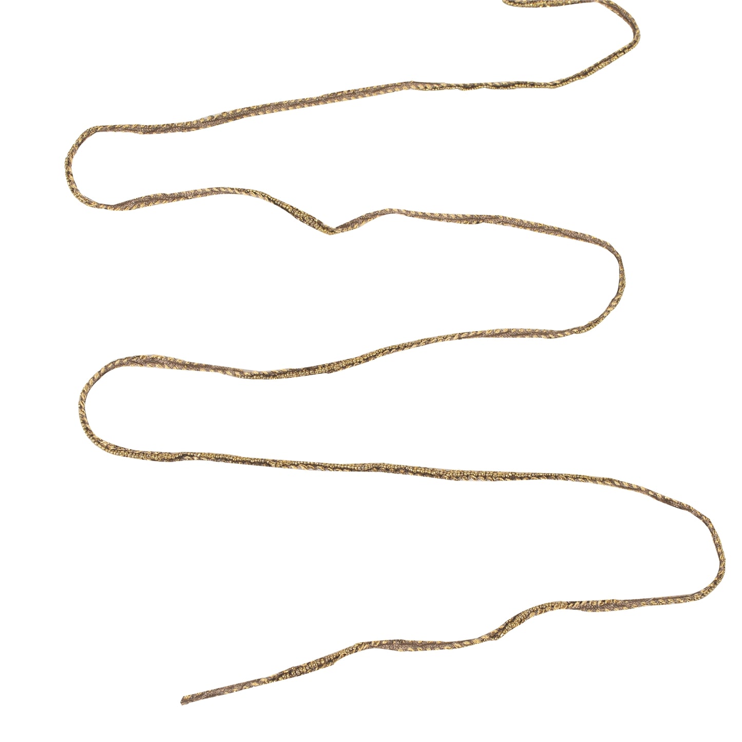 Sanskriti Vintage 1 YD Sari Border Hand Beaded Peach Trim 3.5W Zari Sewing Lace