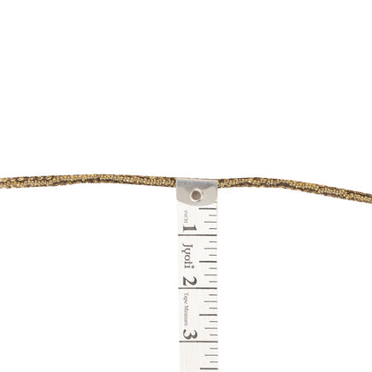 Sanskriti Vintage 1 YD Sari Border Hand Beaded Peach Trim 3.5W Zari Sewing Lace