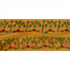 Sanskriti Vintage Sari Border Embroidered 1Yd Indian Trim Sewing Saffron Lace