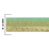 Sanskriti Vintage Sari Border Hand Beaded 1 Yd Indian Trim Sewing Green Lace