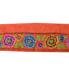 Sanskriti Vintage Saree Border Embroidered Indian 1 YD Trims Lace 2W Orange