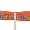 Sanskriti Vintage Saree Border Embroidered Indian 1 YD Trims Lace 2W Orange
