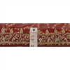 Sanskriti Vintage Bandhani Sari Border Hand Beaded 1 Yd Trim Ribbon Maroon Lace