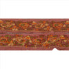 Sanskriti Vintage Sari Border Hand Embroidered 1 Yd Indian Trim Ribbon Pink Lace