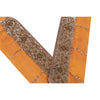 SANSKRITI VINTAGE SAREE BORDER HAND BEADED 1 YD TRIMS LACE 3W PURE SILK SAFFRON