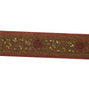 Sanskriti Vintage Sari/Saree Border Hand Beaded Zari 1 YD Trim Maroon 2.5W Lace